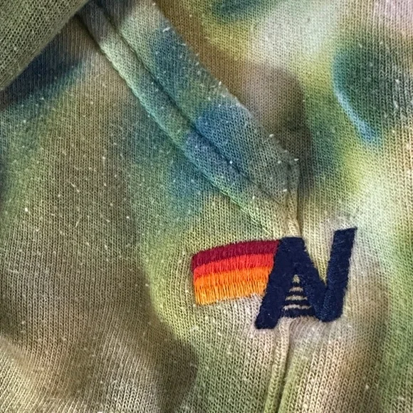 Aviator Nation Green Tie-Dye Hoodie - Picture 2 of 3
